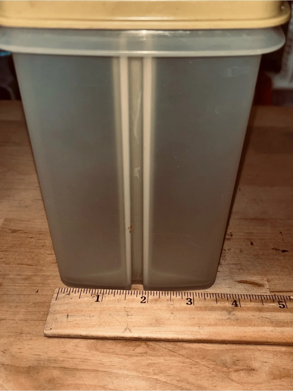 Vintage 3 piece Tupperware Pickle Keeper 1330-3 Clear/Olive Green